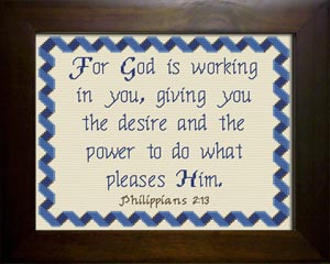 For God is Working in You - Philippians 2:13
